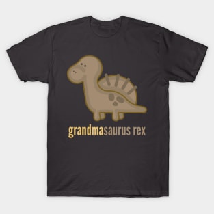 Grandmasaurus Rex T-Shirt Family Dinosaur Shirts T-Shirt